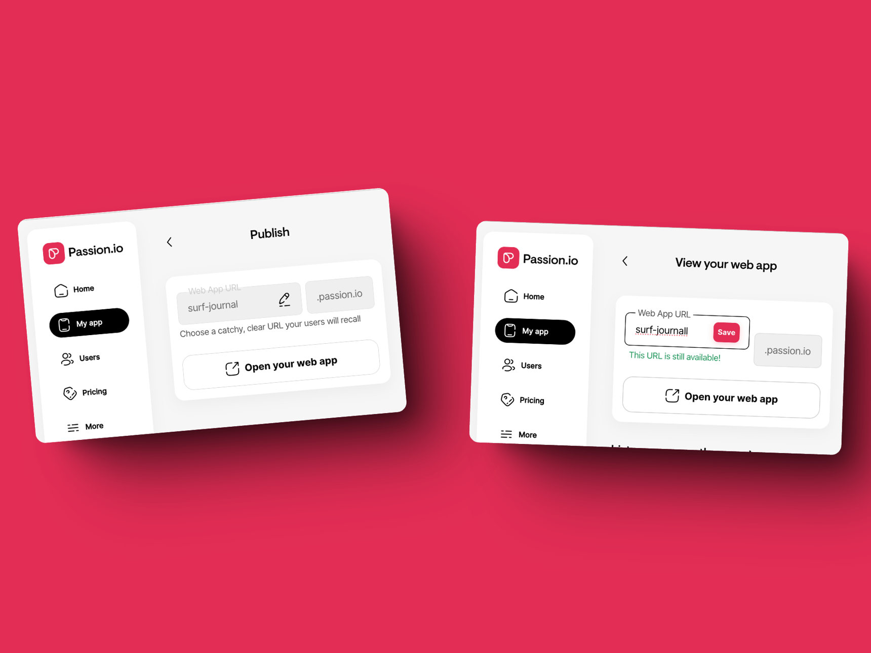 App Name, URL and Icon Customization
