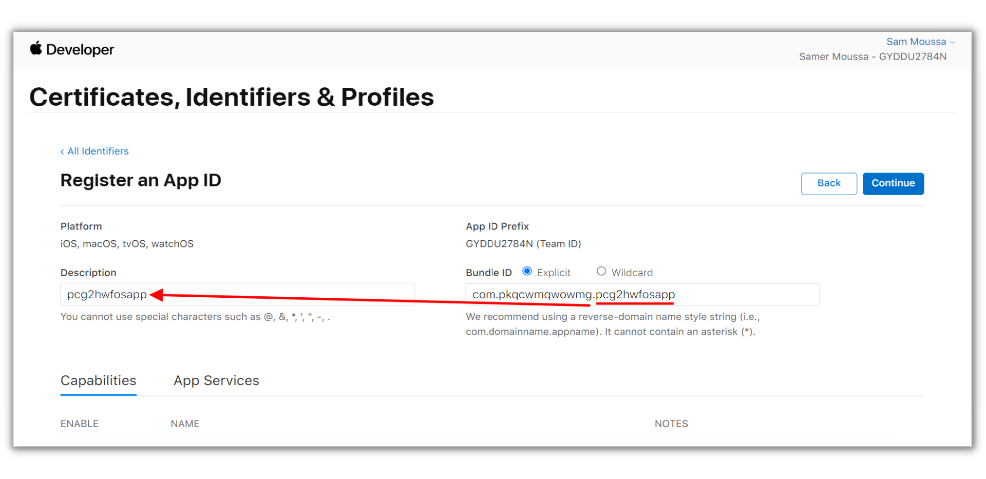 Ios Device Id Example How to set up your iOS App