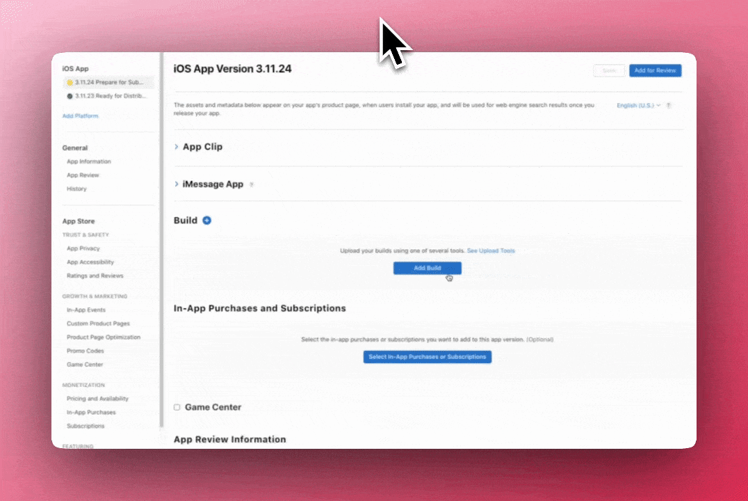 Submit a new version